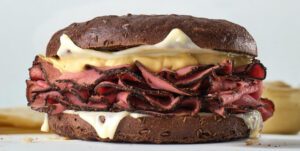 Schlotzsky's Corned Beef On Rye Sandwich