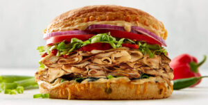 Schlotzsky's Fiesta Chicken Sandwich